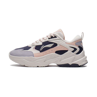 (W) Li-Ning Qixing 'Pink Purple Beige'