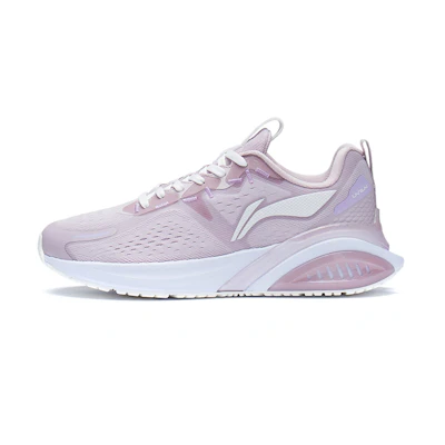 (W) Li-Ning Retro Running Shoes 'Pink Purple White'