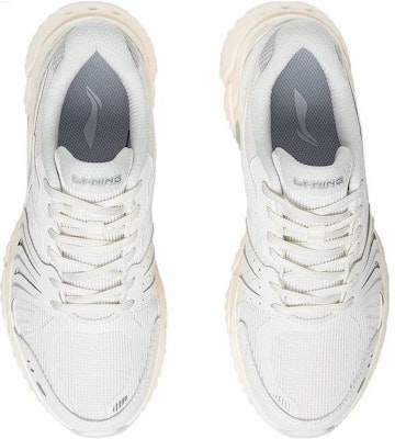 LiNing李寧 耐磨透氣 低筒 跑步鞋 女款 白灰 Shop LiNing李寧 耐磨透氣 低筒 跑步鞋 女款 白灰