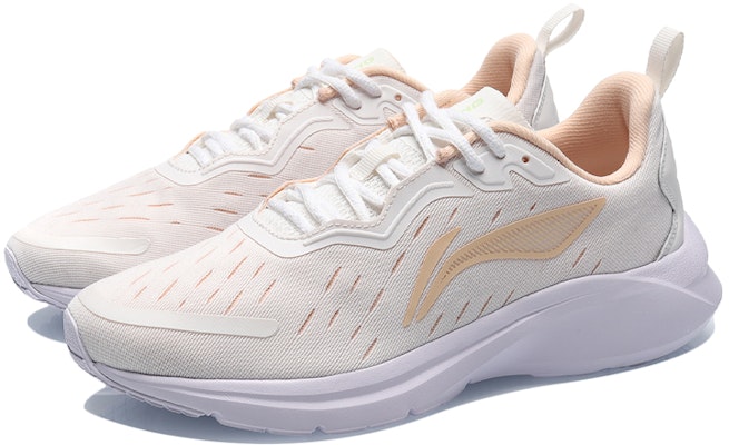 (Women) Li-Ning Running Shoes Low 'White Orange' ARHR140-3 Lookbook (Women) Li-Ning Running Shoes Low 'White Orange' ARHR140-3