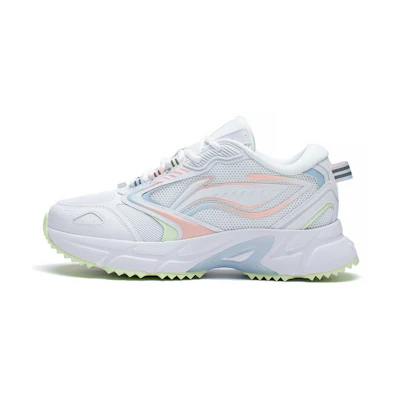 (W) Li-Ning Running Shoes Low 'White Pink Blue'