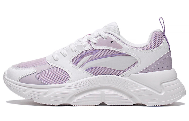 Buy LiNing李寧 舒適 耐磨 低筒 跑步鞋 女款 白紫色