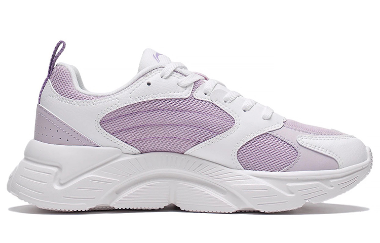 Order LiNing李寧 舒適 耐磨 低筒 跑步鞋 女款 白紫色