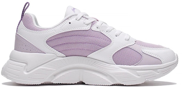 LiNing李寧 舒適 耐磨 低筒 跑步鞋 女款 白紫色 Order LiNing李寧 舒適 耐磨 低筒 跑步鞋 女款 白紫色