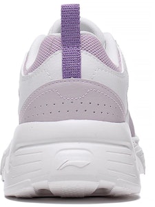 LiNing李寧 舒適 耐磨 低筒 跑步鞋 女款 白紫色 Details for LiNing李寧 舒適 耐磨 低筒 跑步鞋 女款 白紫色