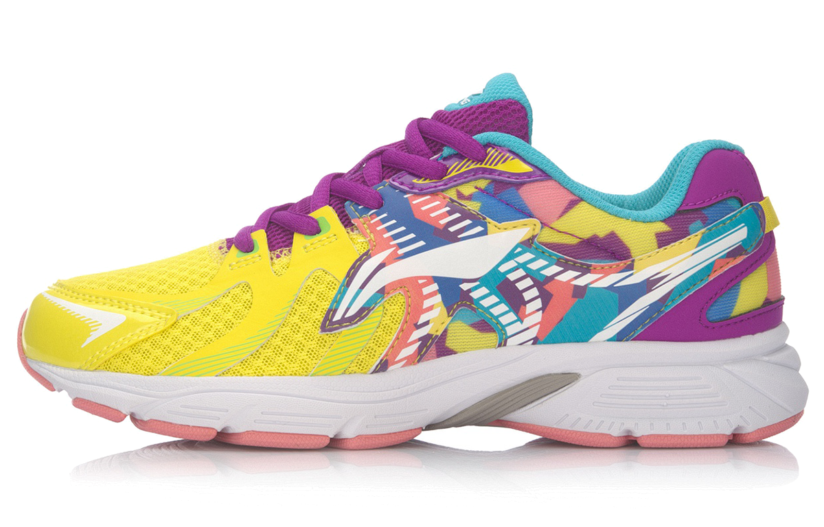 (W) Li-Ning Running Shoes Low 'Yellow Purple'