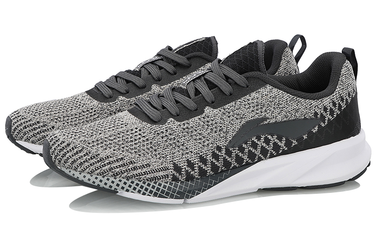 (W) Li-Ning Running Shoes Low-Top 'Grey Black' 圖 3