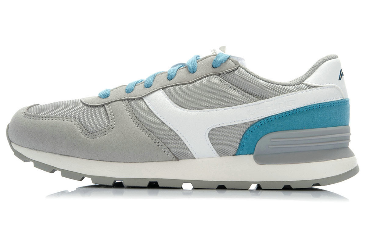 Buy (W) 李宁低帮跑鞋 灰白蓝 ALCJ074-2