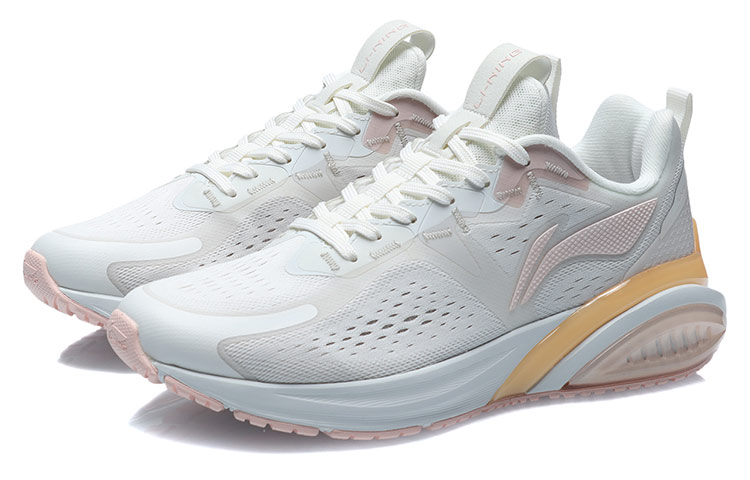 Lookbook (W) 李寧ランニングシューズ ローカット 白オレンジ ARHR062-3