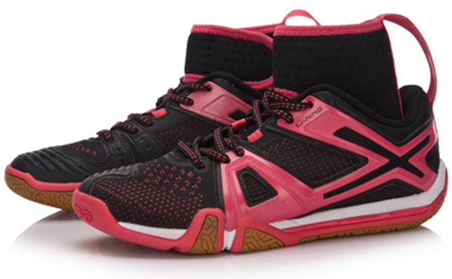 (Women) Li-Ning Saga Hi 'Black Red' AYAM004-1 Lookbook (Women) Li-Ning Saga Hi 'Black Red' AYAM004-1