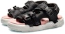 (W) Sandal Li-Ning 'Hitam Jingga Terang' AGUQ012-3
