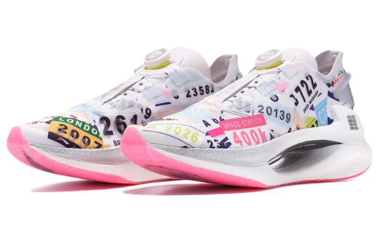 Lookbook (W) 李寧 シャドウ ピンク/ホワイト ARRS010-1