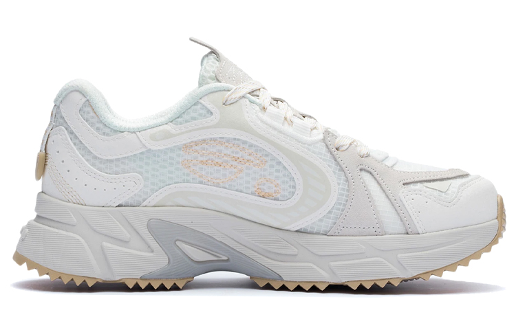 Order LiNing李宁 拾光 減震防滑耐磨 低幫 跑步鞋 女款 雲霧白