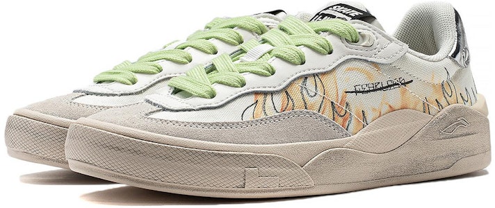 (W) Li-Ning Skate General 'Graffiti Blanco' AEPSA50-7 Lookbook (W) Li-Ning Skate General 'Graffiti Blanco' AEPSA50-7