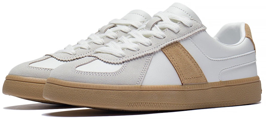 (Women) Li-Ning Skateboarding Low 'White Khaki' AGCS290-4 Lookbook (Women) Li-Ning Skateboarding Low 'White Khaki' AGCS290-4