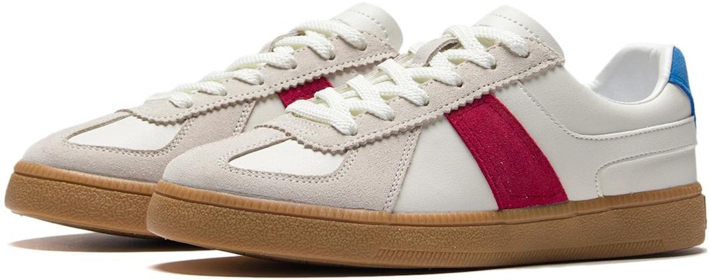 (Women) Li-Ning Skateboarding Low 'White Red' AGCS290-3 Lookbook (Women) Li-Ning Skateboarding Low 'White Red' AGCS290-3