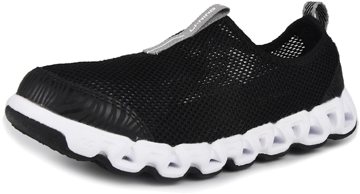 (Women) Li-Ning Slip-On Running Shoes 'Black White' AHLM018-1 Lookbook (Women) Li-Ning Slip-On Running Shoes 'Black White' AHLM018-1
