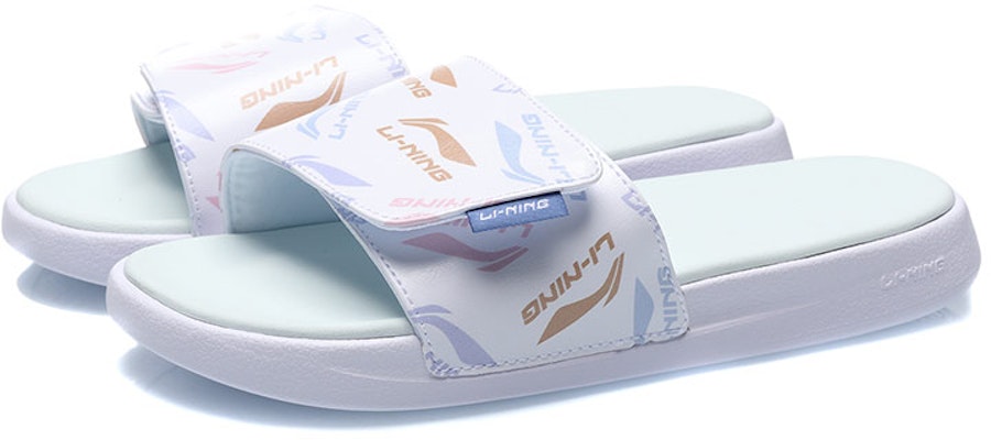 (Women) Li-Ning Slipper 'Magic Tape White' AGAR010-1 Lookbook (Women) Li-Ning Slipper 'Magic Tape White' AGAR010-1