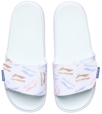 (Women) Li-Ning Slipper 'Magic Tape White' AGAR010-1 Shop (Women) Li-Ning Slipper 'Magic Tape White' AGAR010-1