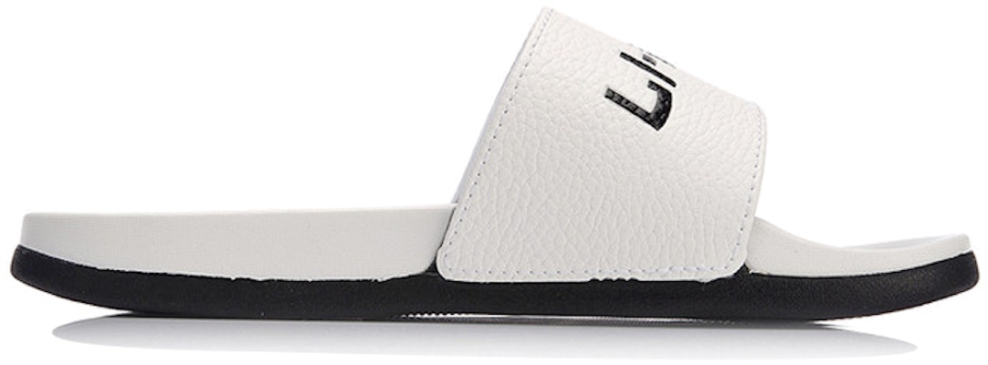 (Women) Li-Ning Slipper PU 'White Black' AGAN004-1 Order (Women) Li-Ning Slipper PU 'White Black' AGAN004-1