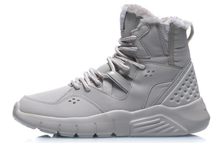 Buy (W) 李寧スノーブーツ「雲羽グレー」 AGCP176-2