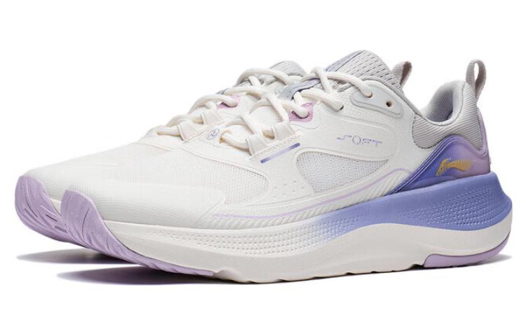 Lookbook (W) 李宁 Soft Go '白紫' AGLT126-1