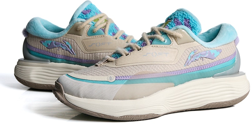 (W) 리닝 소프트 웜 '블루 베이지' (Li-Ning Soft Warm 'Blue Beige') AGLT122-4 Shop (W) 리닝 소프트 웜 '블루 베이지' (Li-Ning Soft Warm 'Blue Beige') AGLT122-4