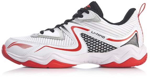 (W) Sepatu Latihan Bulu Tangkis Li-Ning 'Hitam Putih Merah' AYTQ036-1 Buy (W) Sepatu Latihan Bulu Tangkis Li-Ning 'Hitam Putih Merah' AYTQ036-1