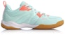 (W) Kasut Latihan Badminton Li-Ning Sound 'Putih Mint Merah Jambu' AYTQ036-3