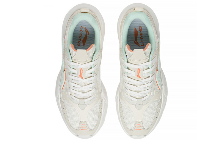 (W) Li-Ning Sportswear Sneakers 'Beige Green' 圖 4