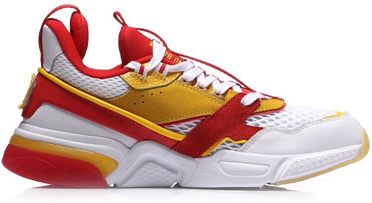 (W) Sepatu Gaya Li-Ning 'Putih Merah Kuning' AGLN246-2 Order (W) Sepatu Gaya Li-Ning 'Putih Merah Kuning' AGLN246-2