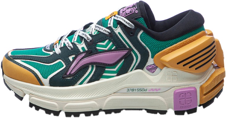 (Women) Li-Ning Sun Chaser 'Green Yellow Purple' ARZQ004-16 Buy (Women) Li-Ning Sun Chaser 'Green Yellow Purple' ARZQ004-16