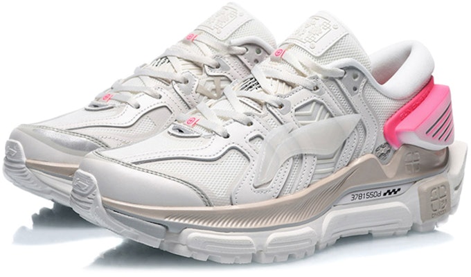(W) Li-Ning Sun Chaser 'Putih Neon Merah Jambu' ARZQ004-9 Lookbook (W) Li-Ning Sun Chaser 'Putih Neon Merah Jambu' ARZQ004-9