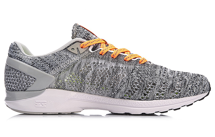 Order (W) Li-Ning Super Light 14 'Abu-abu Hitam Oranye' ARBM028-4