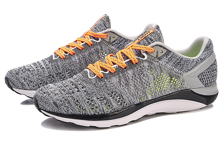 Lookbook (W) Li-Ning Super Light 14 'Abu-abu Hitam Oranye' ARBM028-4