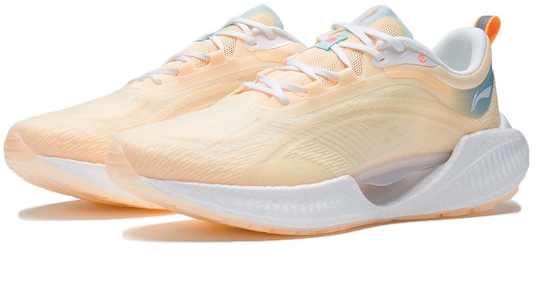 (Women) Li-Ning Super Light XIX 'Cream Orange White' ARBS002-20 Lookbook (Women) Li-Ning Super Light XIX 'Cream Orange White' ARBS002-20