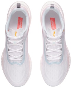 LiNing李寧 超輕19 減震防滑耐磨 低幫 跑步鞋 女款 白橙 Shop LiNing李寧 超輕19 減震防滑耐磨 低幫 跑步鞋 女款 白橙