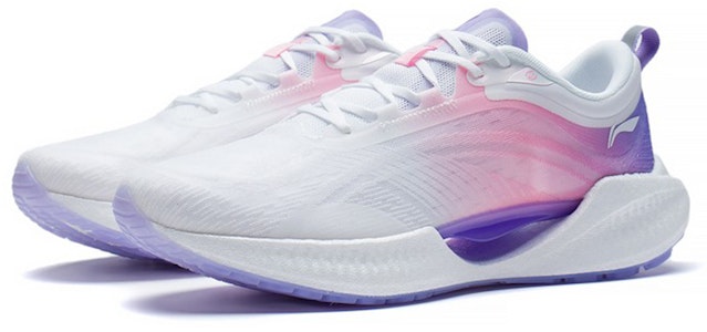 LiNing李寧 超輕19 減震防滑耐磨 低筒 運動鞋 女款 白藍紫 Lookbook LiNing李寧 超輕19 減震防滑耐磨 低筒 運動鞋 女款 白藍紫