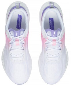 LiNing李寧 超輕19 減震防滑耐磨 低筒 運動鞋 女款 白藍紫 Shop LiNing李寧 超輕19 減震防滑耐磨 低筒 運動鞋 女款 白藍紫