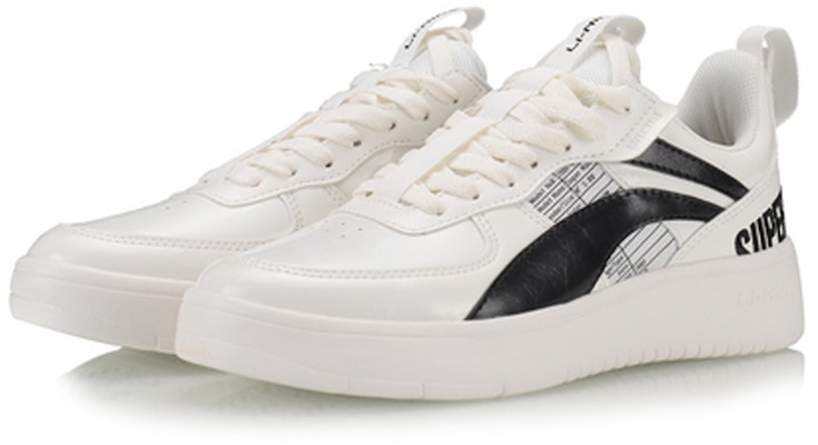 (Women) Li-Ning Superwave Lite 'Classic Casual White Black' AGCQ032-1 Lookbook (Women) Li-Ning Superwave Lite 'Classic Casual White Black' AGCQ032-1