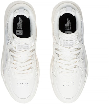 (Women) Li-Ning Superwave Lite 'White 'White Grey' AGCS098-1 Shop (Women) Li-Ning Superwave Lite 'White 'White Grey' AGCS098-1