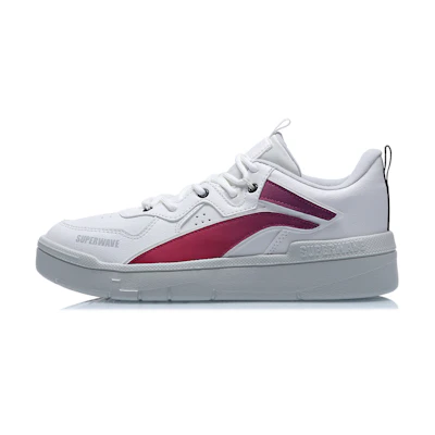 (W) Li-Ning Superwave Low 'White Red'