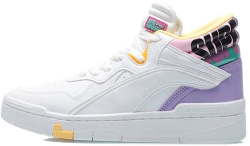 LiNing李寧 惟吾 Superwave 中筒 休閒 板鞋 女款 白紫 Buy LiNing李寧 惟吾 Superwave 中筒 休閒 板鞋 女款 白紫