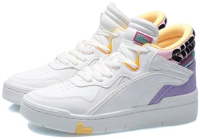 (W) 리닝 슈퍼웨이브 미드 '화이트 퍼플 옐로우' AGCQ238-3 Lookbook (W) 리닝 슈퍼웨이브 미드 '화이트 퍼플 옐로우' AGCQ238-3