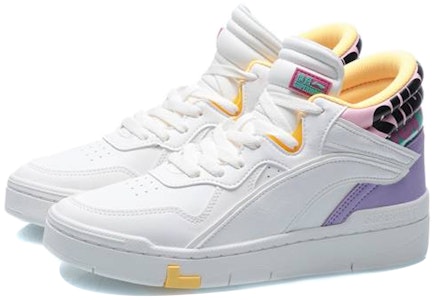 LiNing李寧 惟吾 Superwave 中筒 休閒 板鞋 女款 白紫 Lookbook LiNing李寧 惟吾 Superwave 中筒 休閒 板鞋 女款 白紫