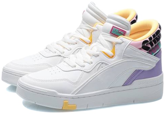 (Women) Li-Ning Superwave Mid 'White Purple Yellow' AGCQ238-3 Lookbook (Women) Li-Ning Superwave Mid 'White Purple Yellow' AGCQ238-3