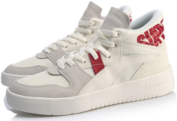 (Women) Li-Ning Superwave Mid 'White Red' AGCP164-1 Lookbook (Women) Li-Ning Superwave Mid 'White Red' AGCP164-1