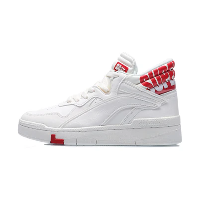 (W) Li-Ning Superwave Mid 'White Red'