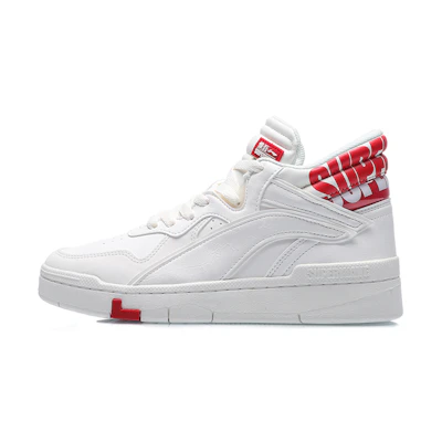 (W) Li-Ning Superwave Mid 'White Red'