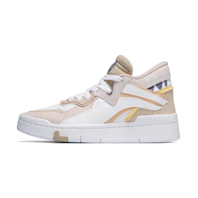 (W) Li-Ning Superwave Mid PRM 'White Taupe Pink'